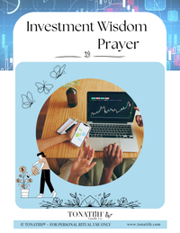 Investment Wisdom Prayer