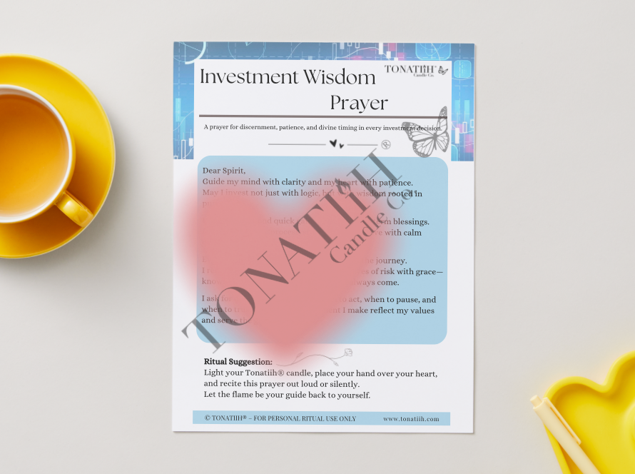 Investment Wisdom Prayer