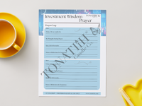 Investment Wisdom Prayer