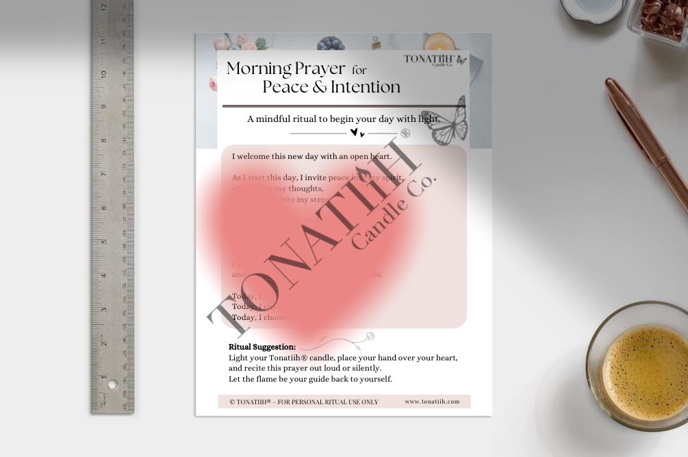 Morning Prayer for Peace & Intention Prayer