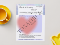 Physical Healing Prayer