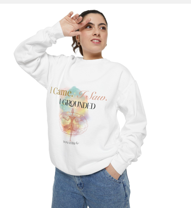 Women's Sweatshirt — "I Came. I Saw. I Grounded."