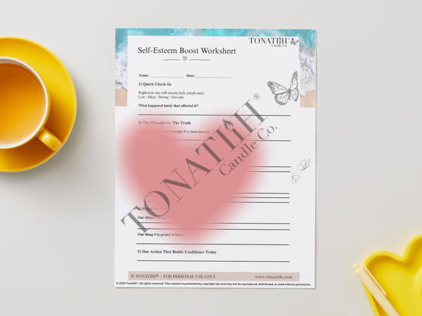 Self-Esteem Boost Worksheet