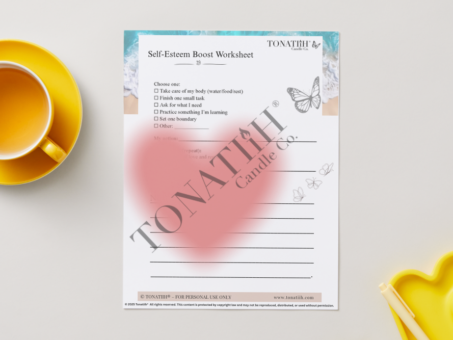 Self-Esteem Boost Worksheet