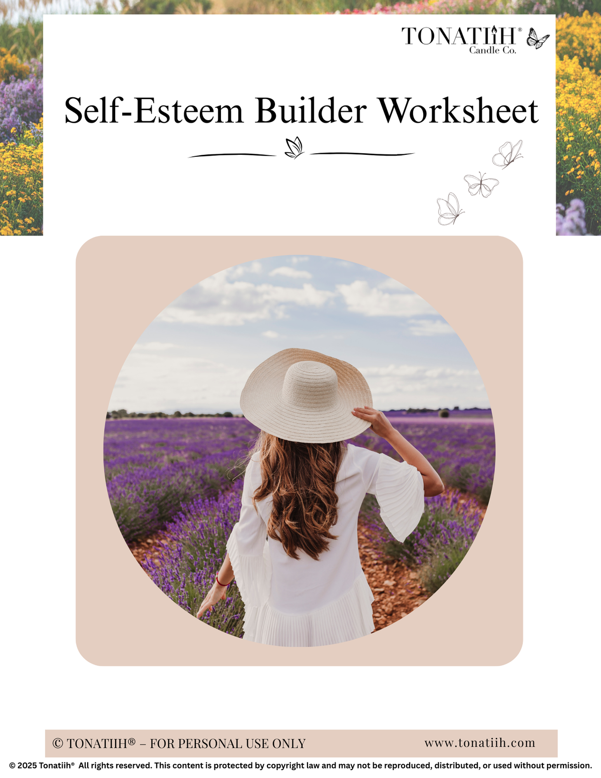 Self-Esteem Builder Worksheet