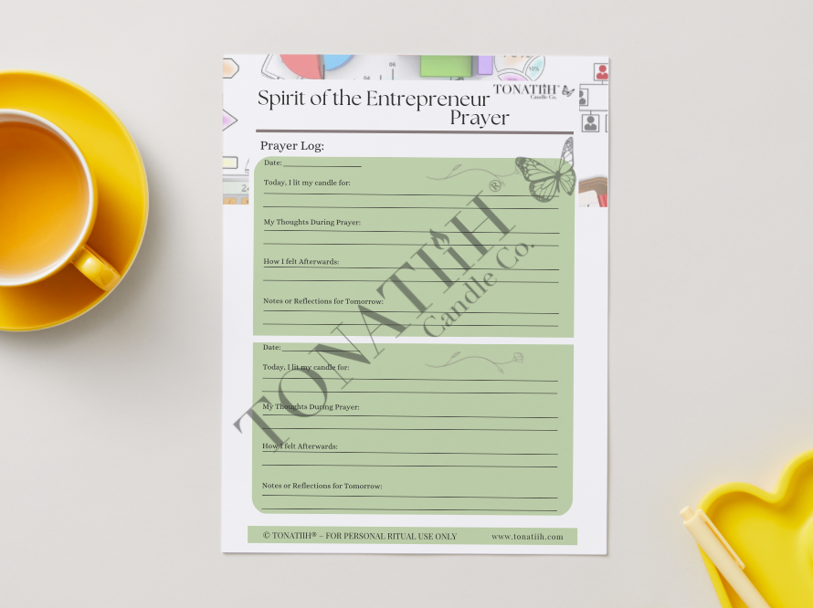 Spirit of the Entrepreneur Prayer