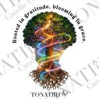 Women's T-shirt -"Rooted in Gratitude, Blossoming in Grace"