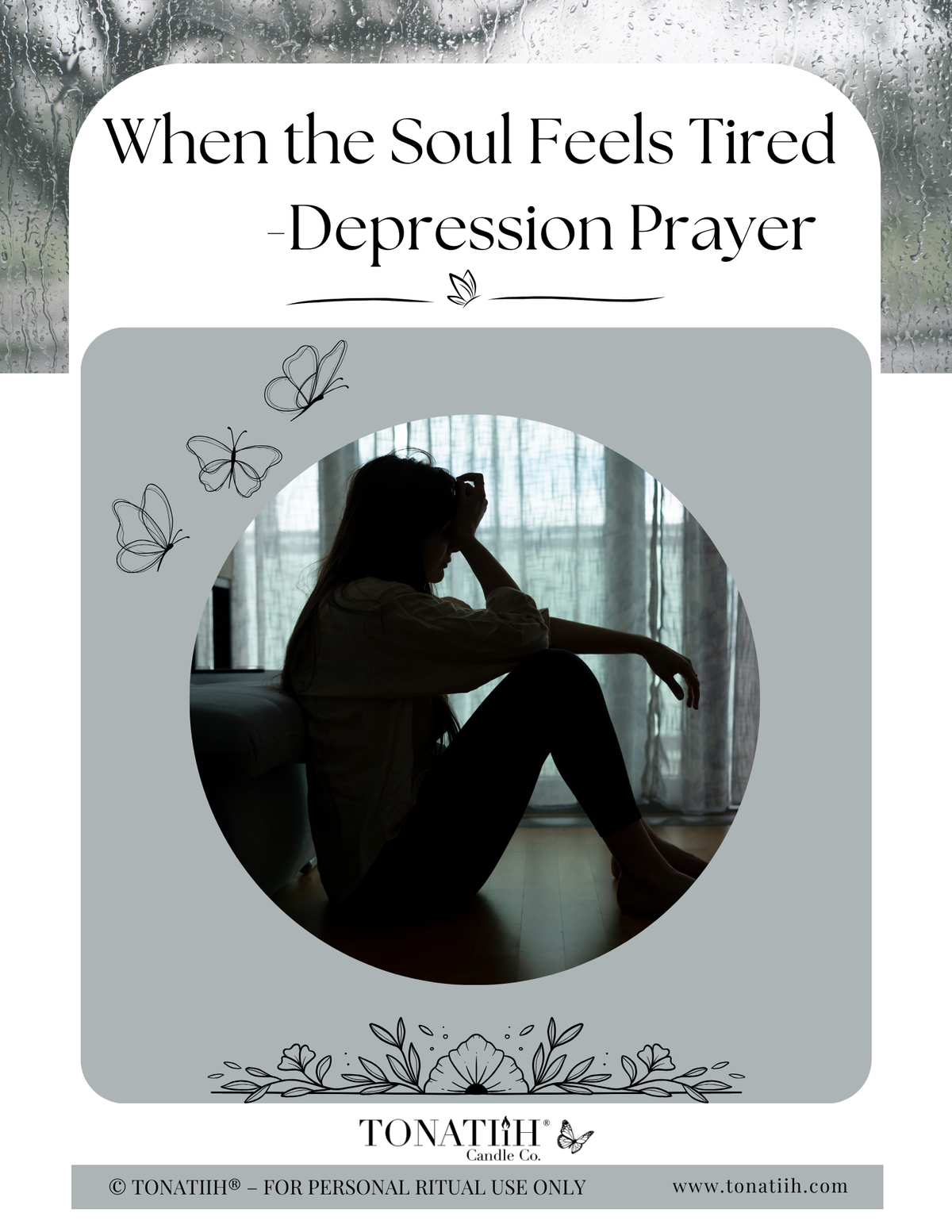 When the Soul Feels Tired -Depression Prayer