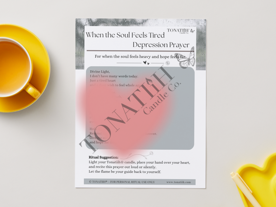 When the Soul Feels Tired -Depression Prayer